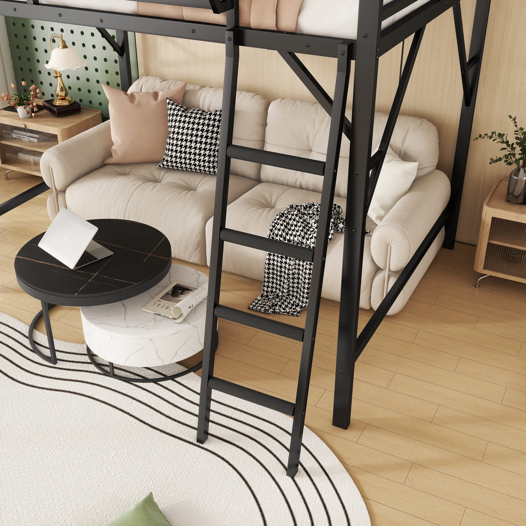 Full Size Loft Bed with Ladder