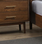 Walnut Color 3-Piece Bedroom Set