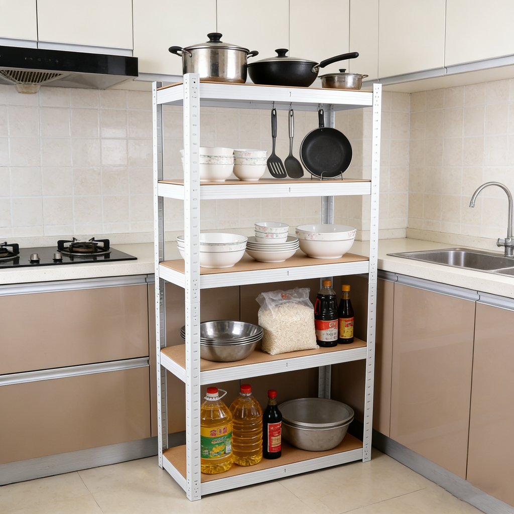 5 Tier Laminated Display Shelving Unit