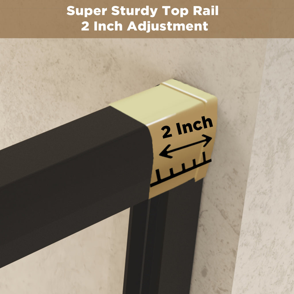 Tempered Glass Double Sliding Shower Door