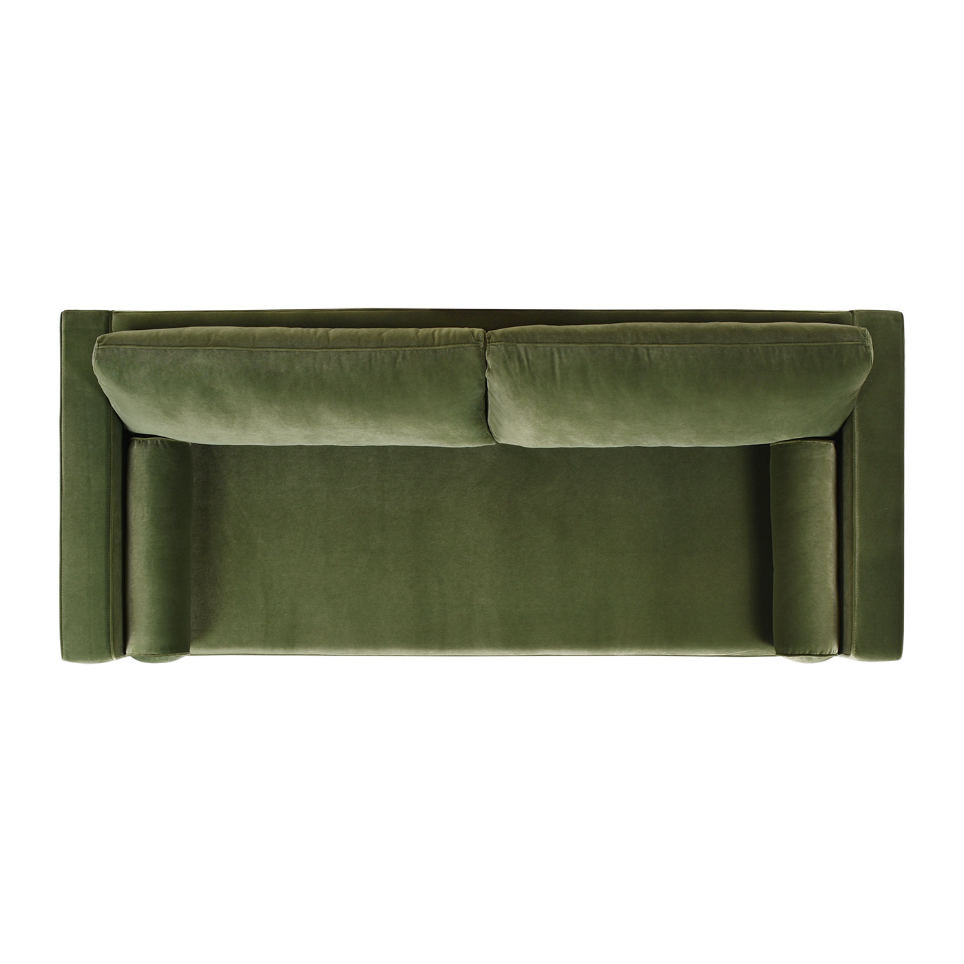 Nicholi 84" Mid-Century Modern Sofa, Olive