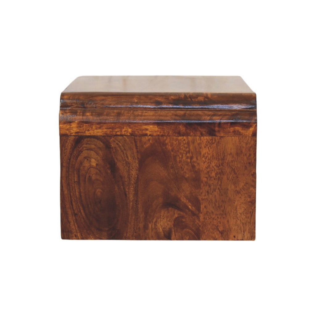Artisan Furniture Solid Wood Avora Wall-Mounted Chestnut Bedside