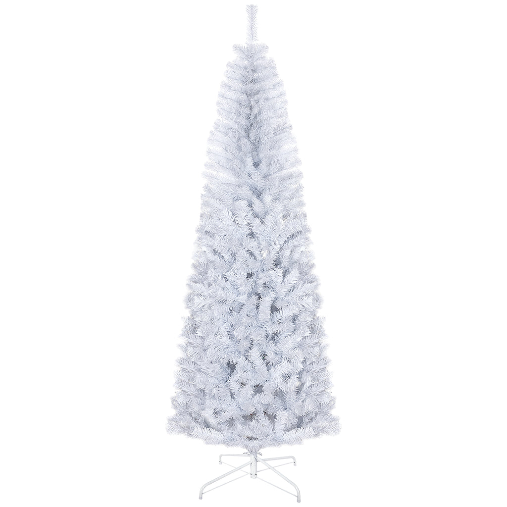HOMCOM 7ft Pencil Christmas Tree
