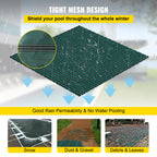 Inground Pool Safety Cover - 20 ft x 38 ft Rectangular