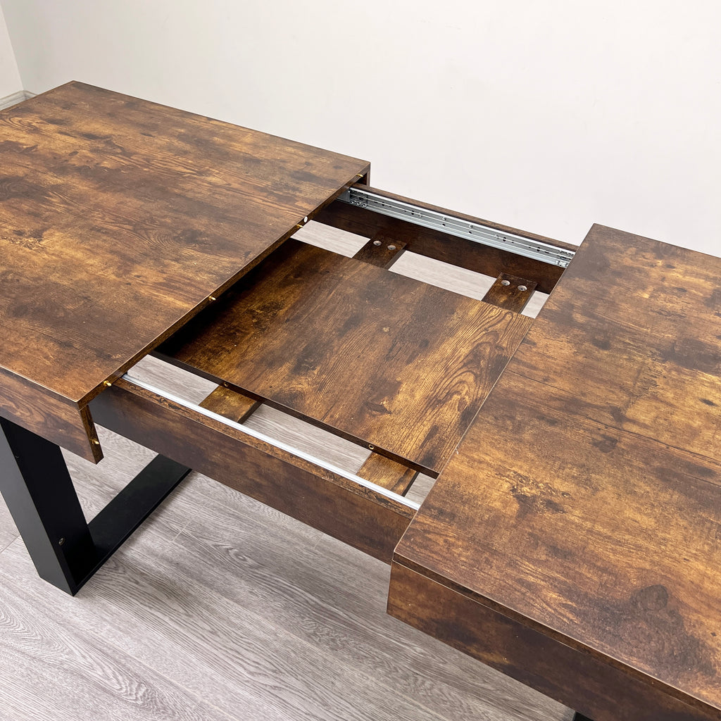 Extendable Dining Room Table for 6, 8, 10