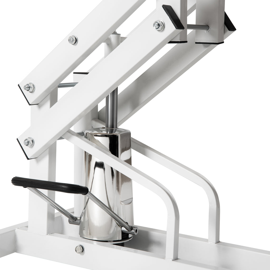 42.5-Inch Hydraulic Pet Grooming Table With "H" Arm