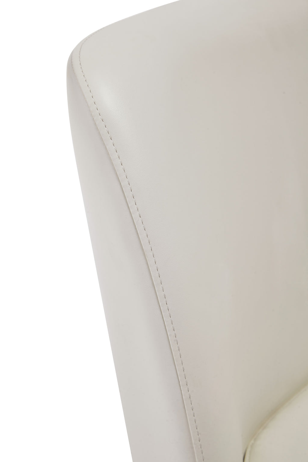 Serena Metal Vegan Leather Dining Chair