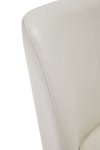 Serena Metal Vegan Leather Dining Chair
