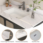 43 Inch Marble Vanity Top