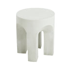Outdoor MGO Round Top Side Table/End Table, Antique