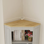 68" Tall Corner Cabinet