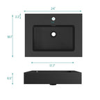 Integrated Engineered Solid Surface Basin