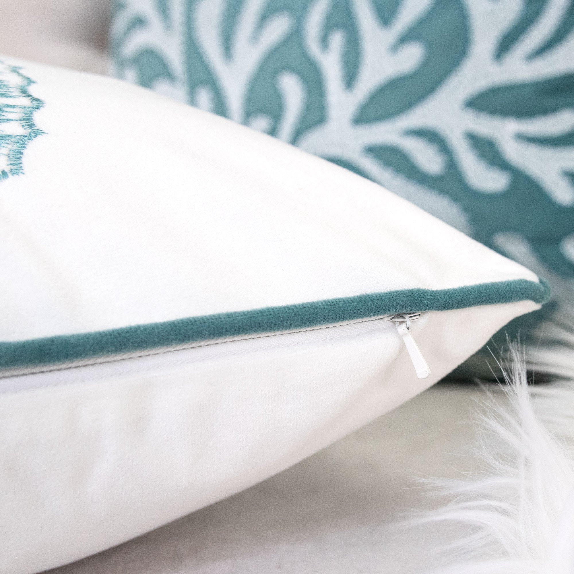 Blue Spa Seahorses Pillowcase