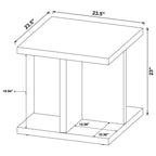 Metron Mango Square End Table