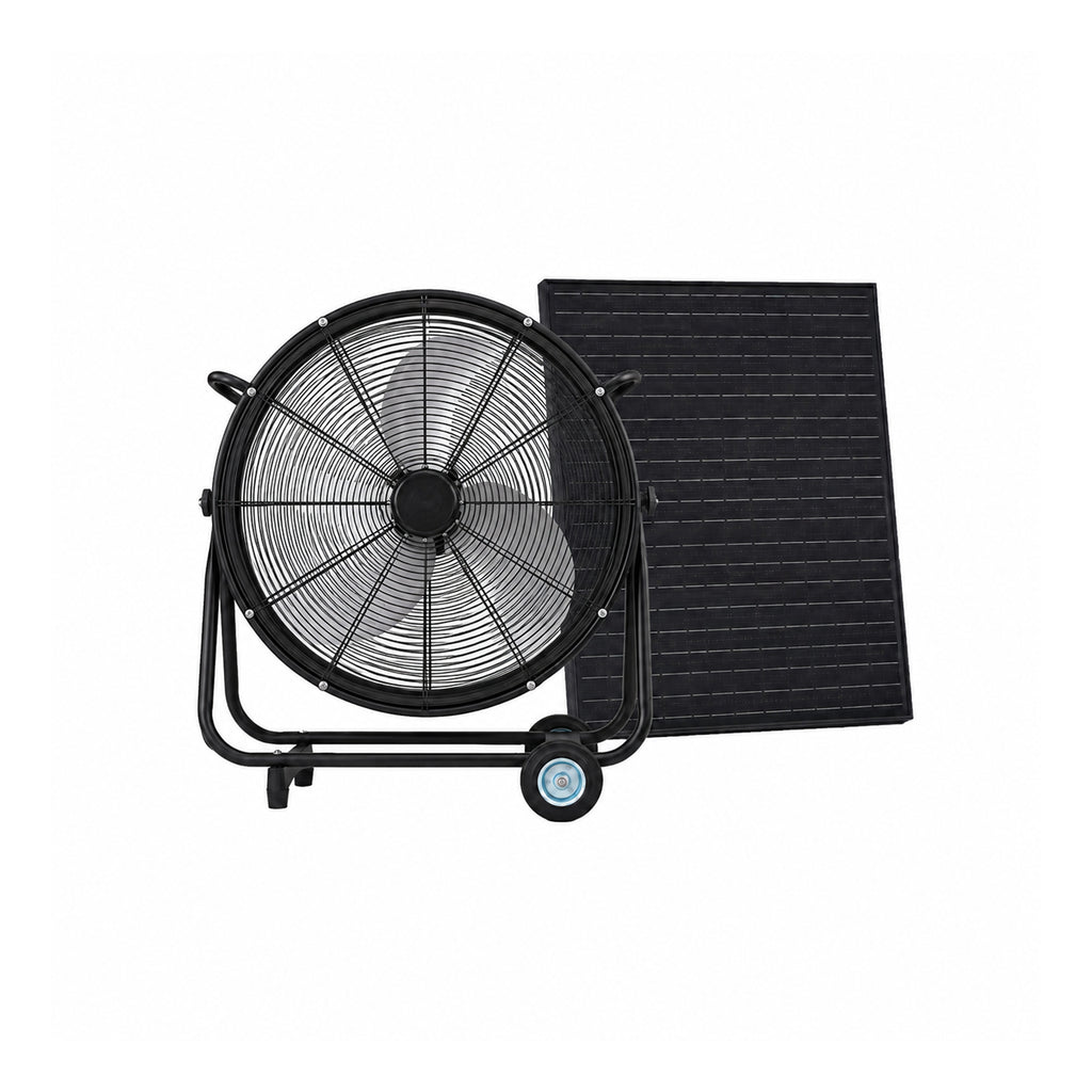 24 Inch Solar Floor-Standing Fan