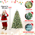 6FT Christmas Tree with 300 Warm White Lights