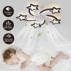 29-Inch Ceiling Fan With Lights Remote Control Dimmable LED