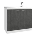 Salento Freestanding Sink, Double Door Cabinet