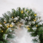 Artificial Christmas 3-Piece Set with LED Lights
