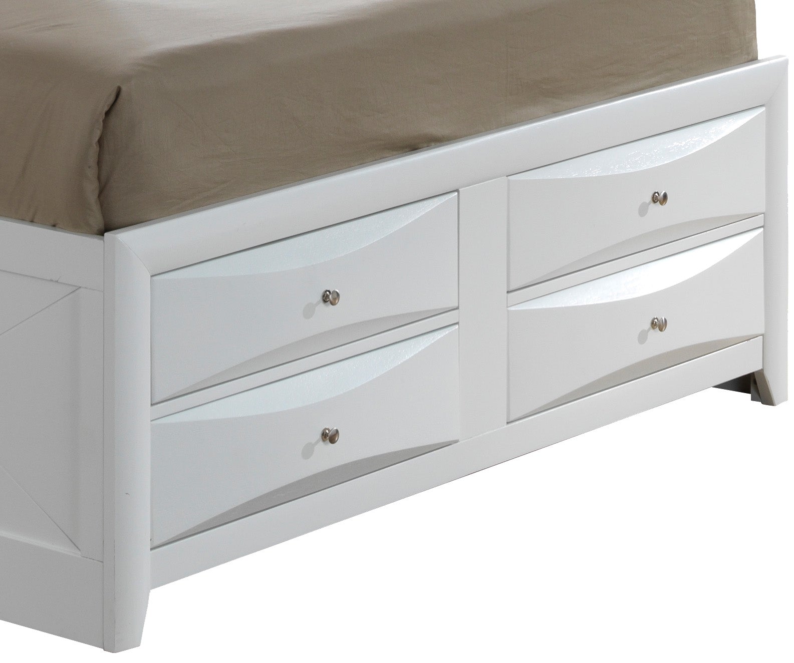Stylish Contemporary Queen Storage Bed