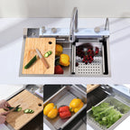 Pull-Out Faucet Vegetable Sink