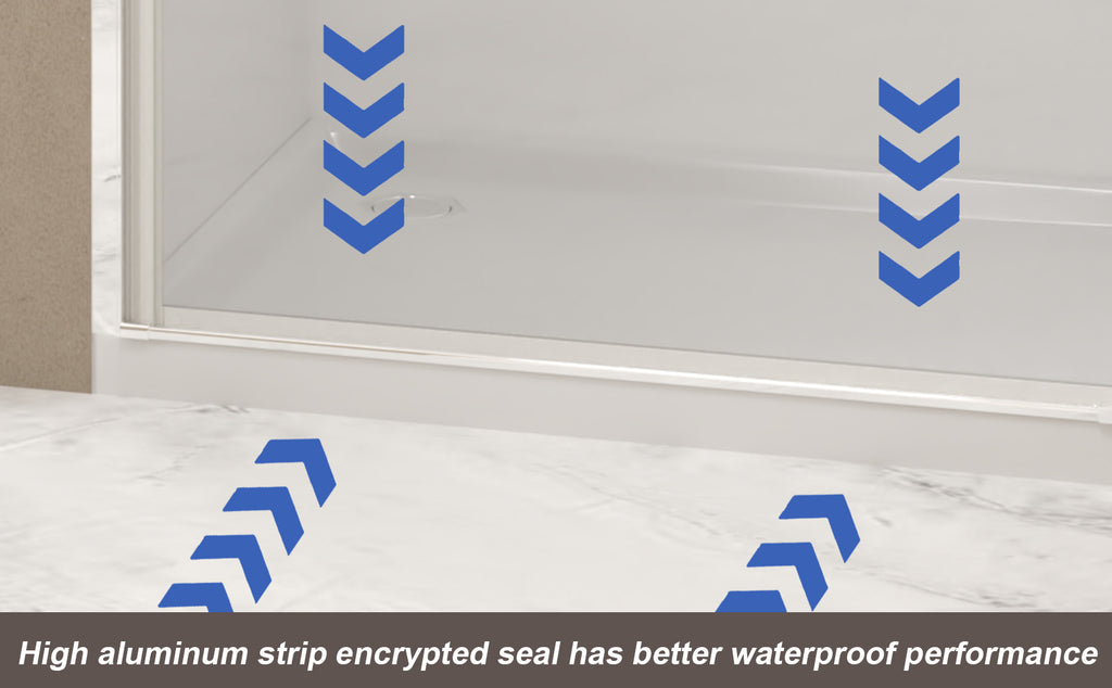 32"x 72" Pivot Shower Door