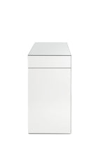 Nysa Mirrored & Faux Crystals Vanity Desk