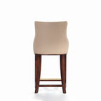 Shubert Wood Upholstered Counter Stool