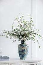 D8.7x15.5" Ceramic Decorative Vase