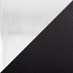 Contemporary High Back Barstool in Stainless Steel