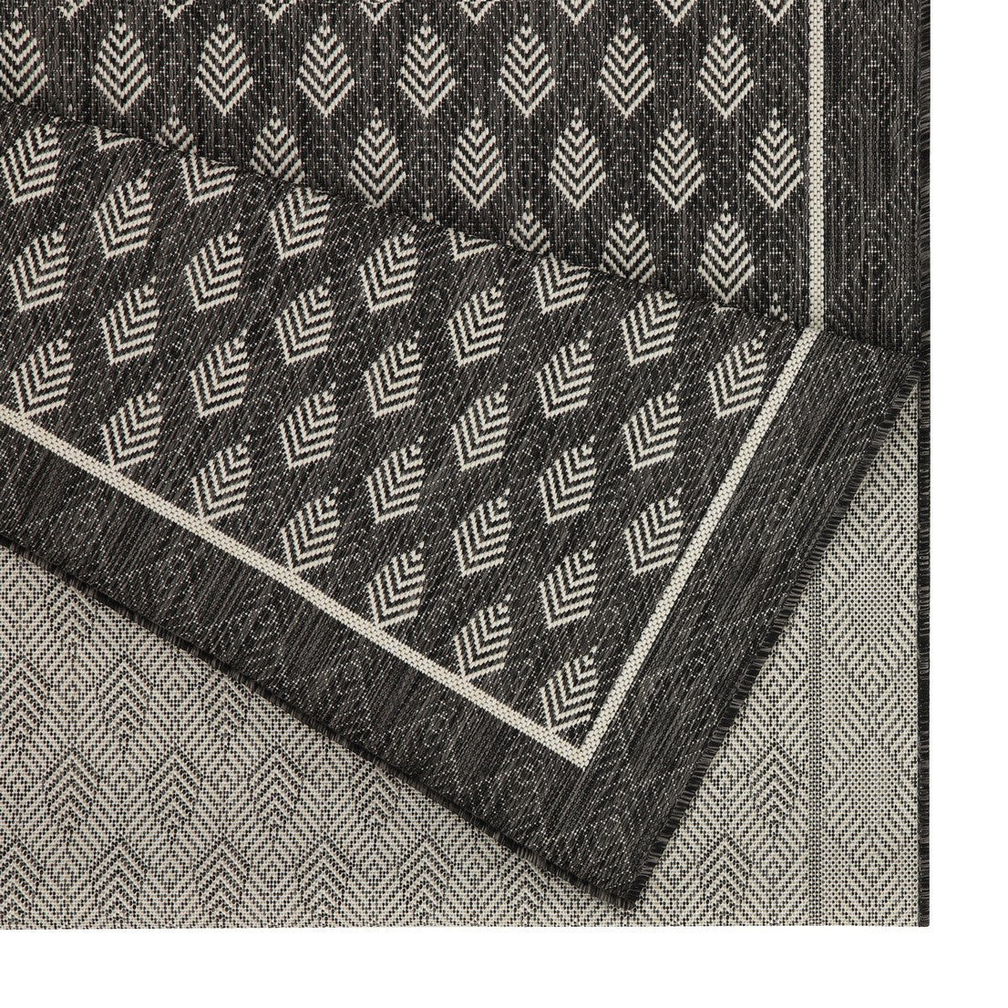 Sunshine GC_HAR2008 Anthracite 7'10" x 10'3" Indoor/Outdoor Area Rug