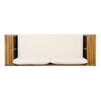 Teak Finish Acacia Wood Outdoor Daybed Sofa Set