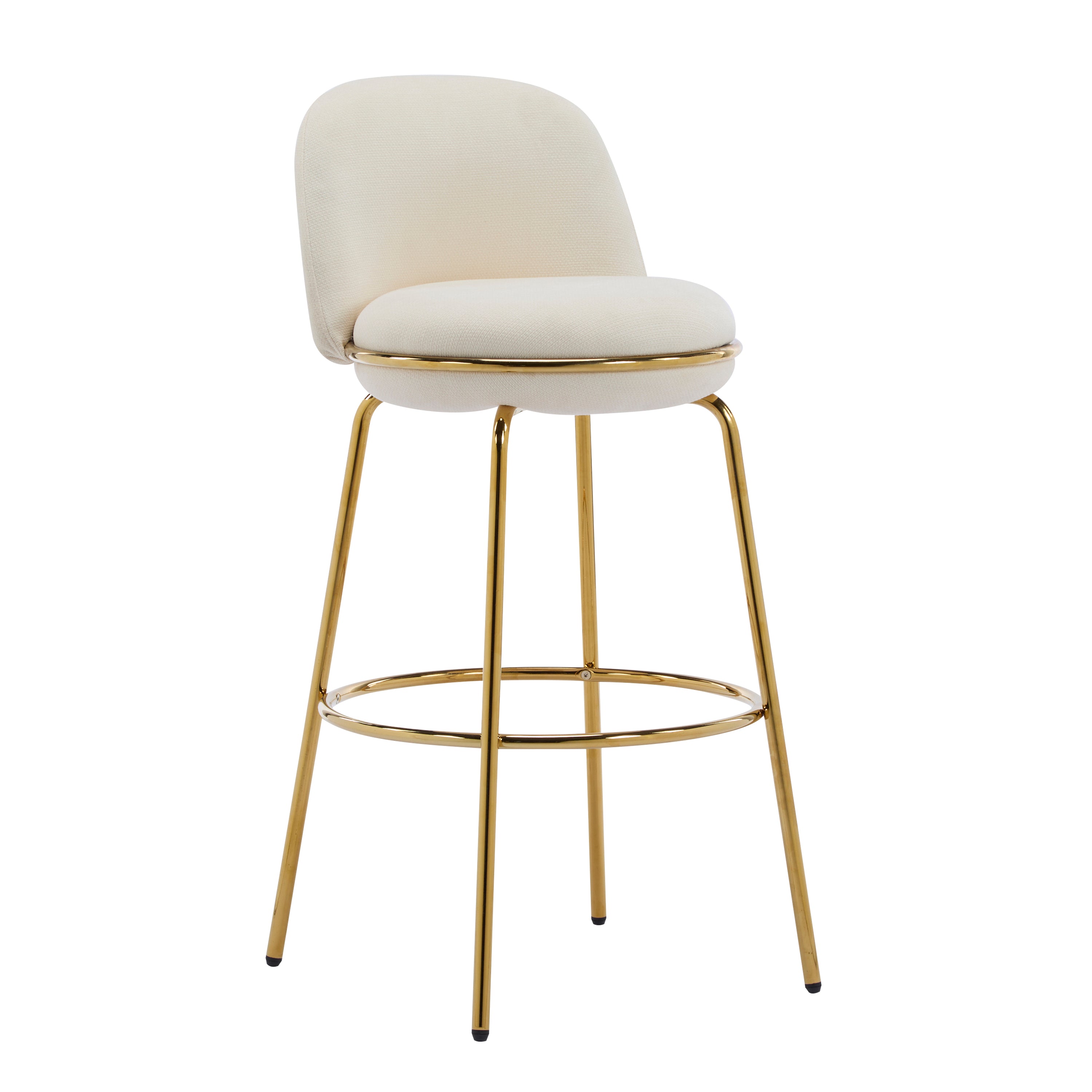 Rio Claro Indoor Metal Upholstered Barstool