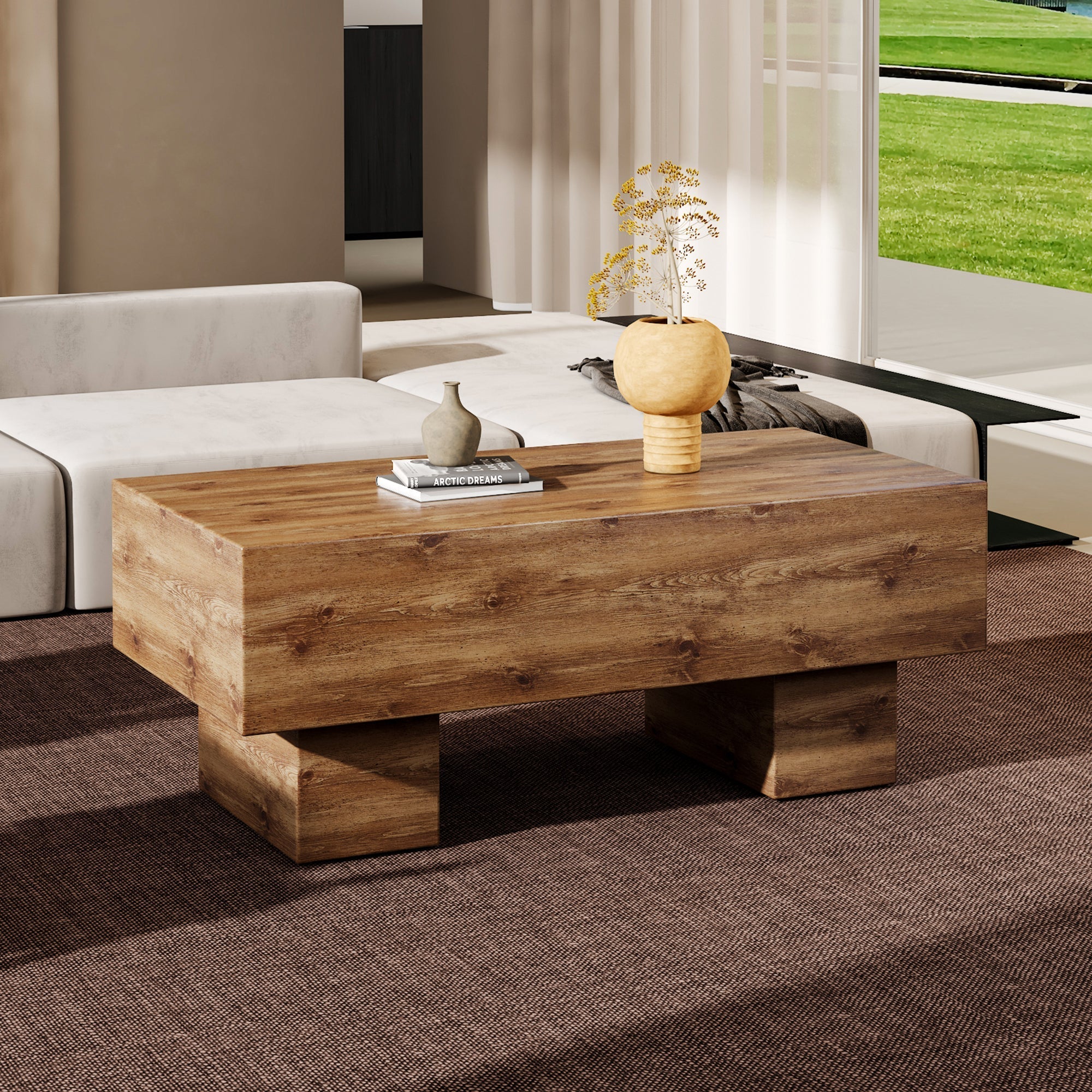 Modern Rectangular Coffee Table