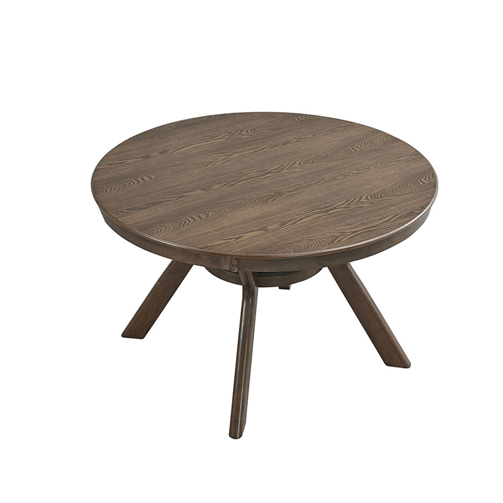 47.24'' Round Rubber Wood Dining Table for 4-6