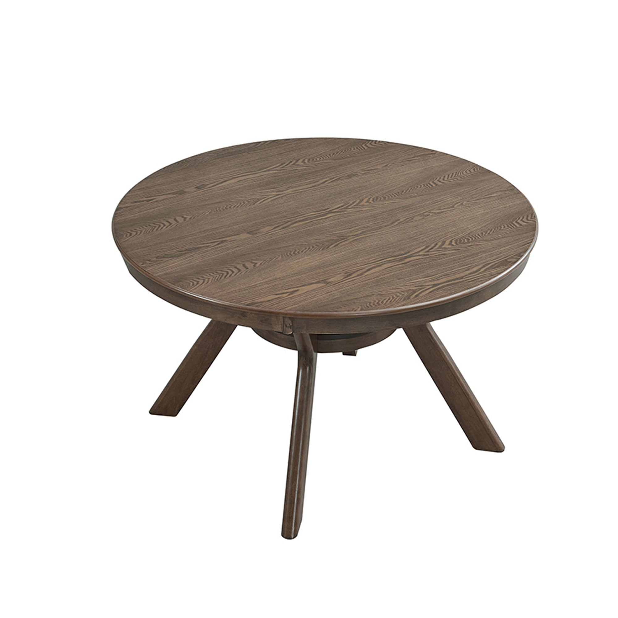 47.24'' Round Rubber Wood Dining Table for 4-6