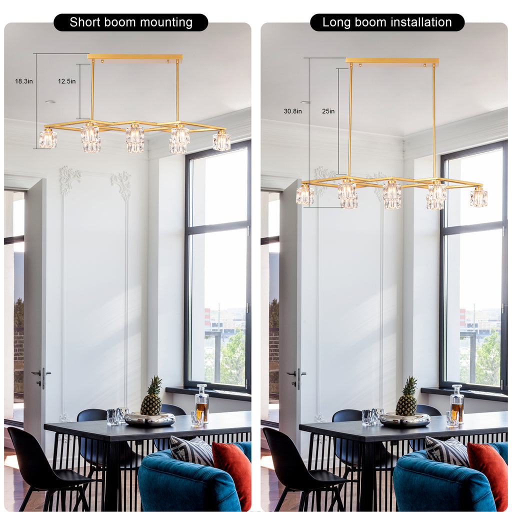 Crystal Chandelier for Dining Room