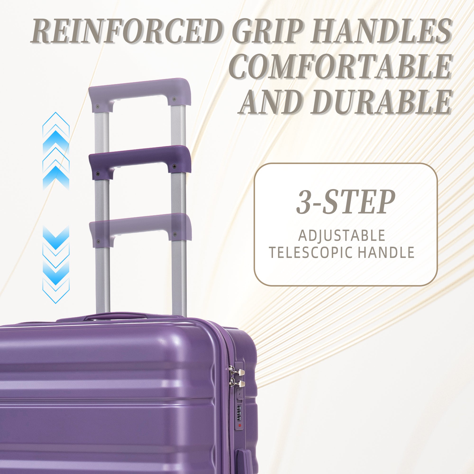 HIFINE TOURIST 20"/24"/28" 3-Piece Luggage Set