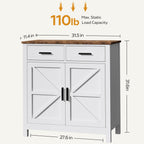 Kitchen Storage Cabinet - Modern Farmhouse Buffet