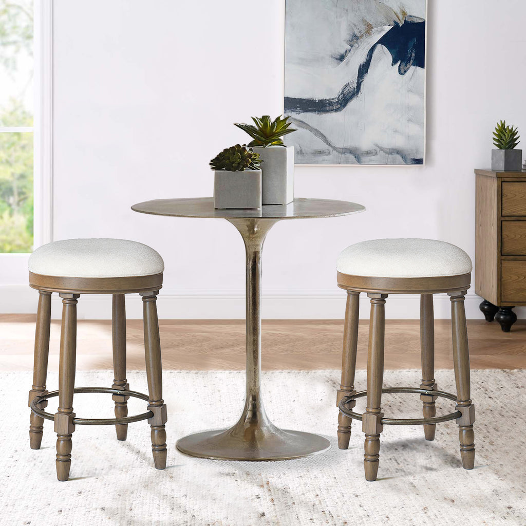 AGODY Bar Stools Set of 2, 26" Counter Height