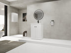 24" Freestanding Bathroom Vanity with Resin Sink