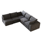 Cloud Sofa - Corduroy Fabric Deep Seat Couch