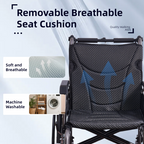 Aluminium Multi-Functional Manual Wheelchair