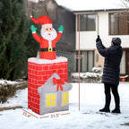 7FT Christmas Inflatable Santa Claus Figure for Indoor Party