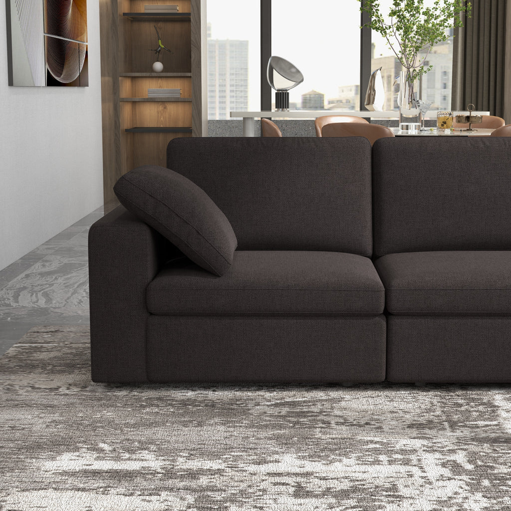Cecilia Modular Corner Sectional Modern Fabric Sofa