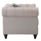 Aurelia Beige Linen Chair