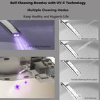 Starry Night Light Smart Toilet with Bidet Built In