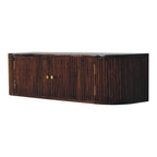 Solid Wood Chunky Chestnut Floating Bedside