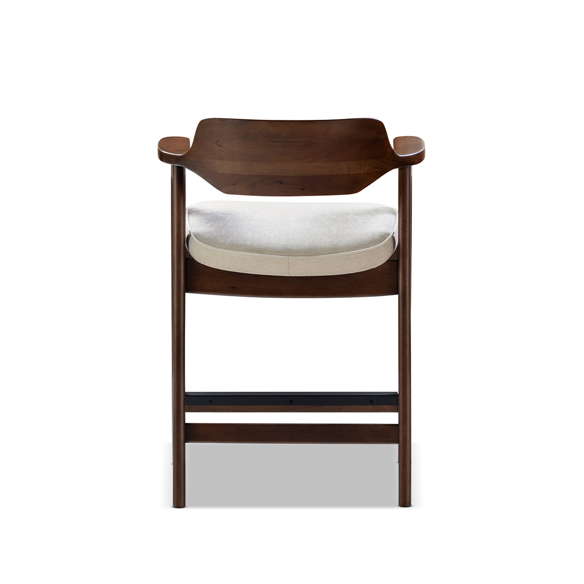 Hayes 26.5" Upholstered Reclaimed Pine Counter Stool