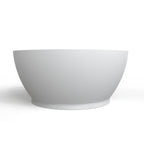 52.7 Inch Round Freestanding Solid Surface Soaking Bathtub